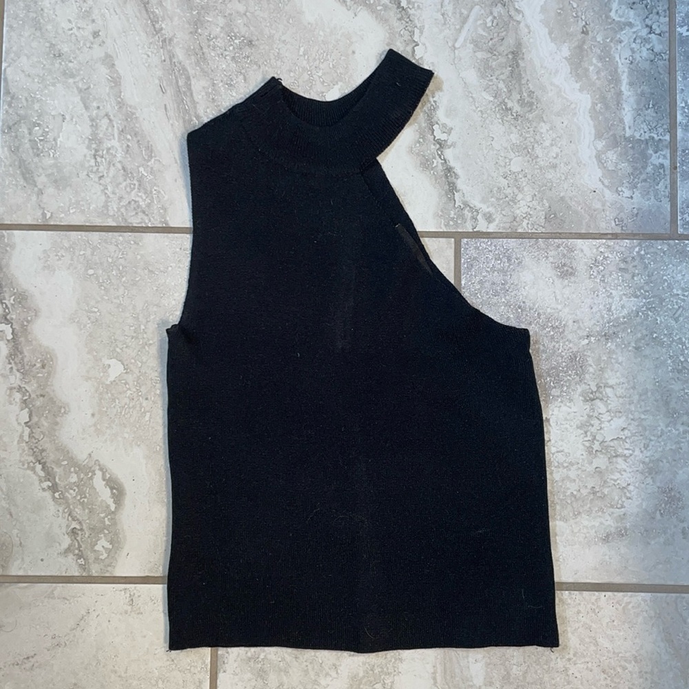 High Neck Crop Top